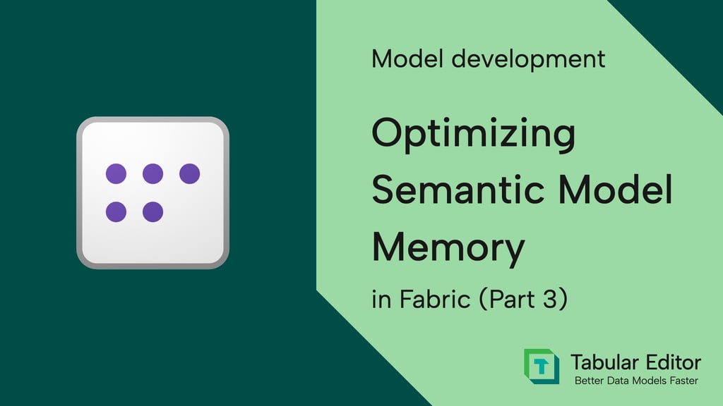 Optimizing semantic model refresh memory in Power BI