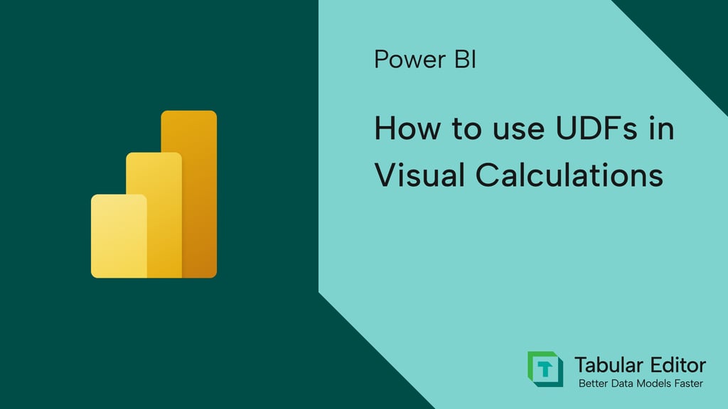 How to use UDFs in Visual Calculations