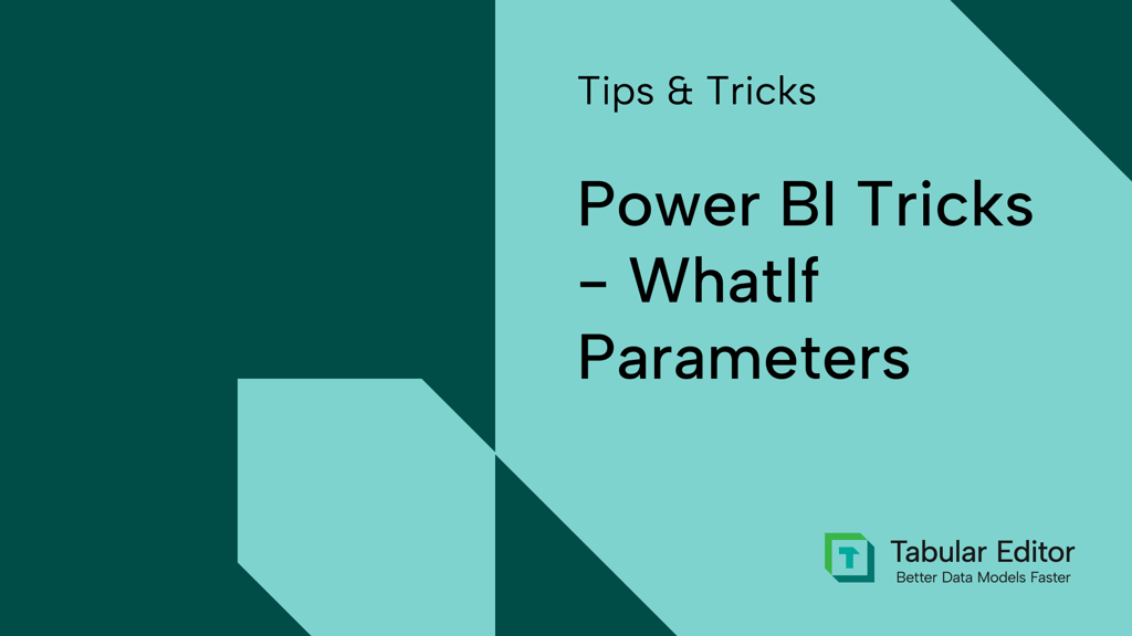 Power BI Tricks – WhatIf parameters