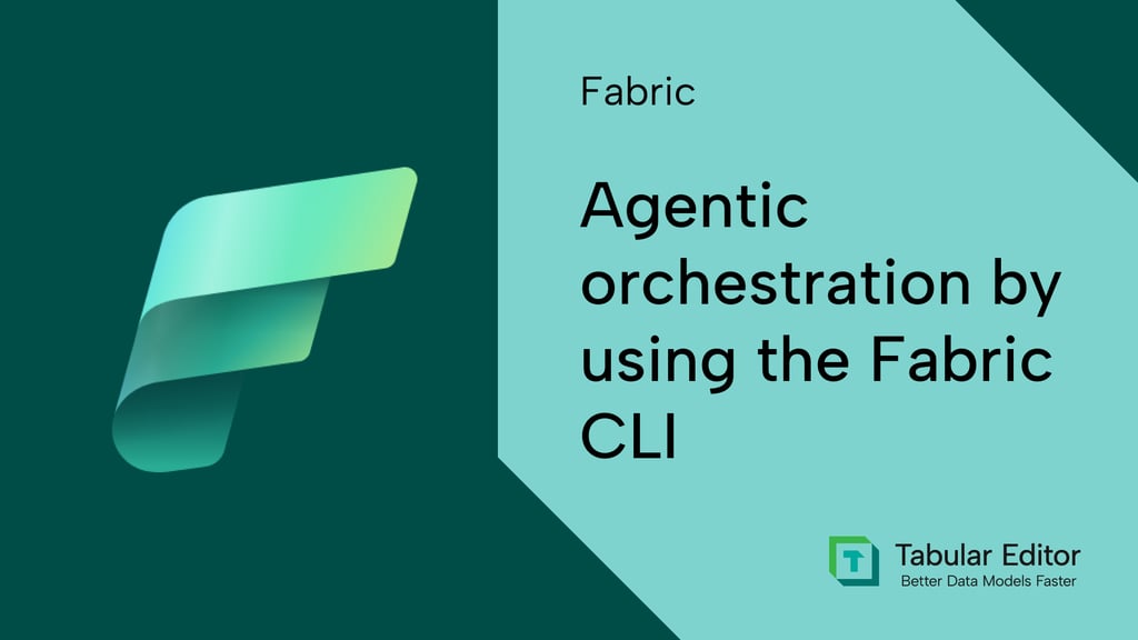 Agentic orchestration of Fabric by using the Fabric CLI