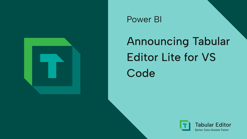 Announcing Tabular Editor Lite for VS Code