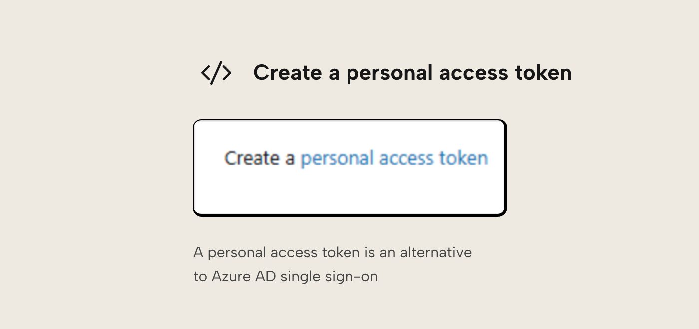 Tabular Editor 3 link to create a Databricks personal access token for authentication