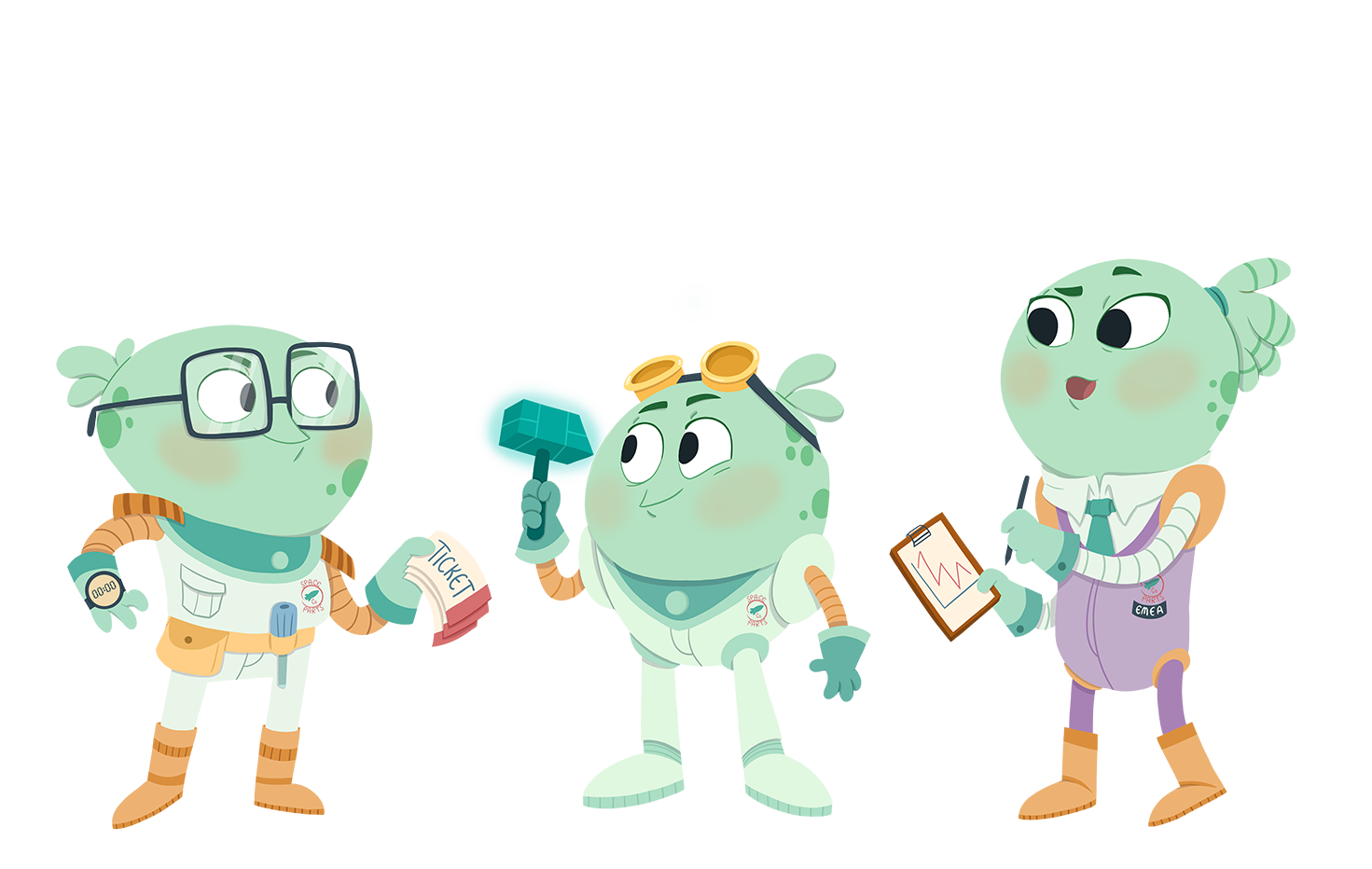 Data Goblins characters