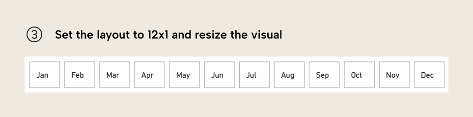 Improving a month button slicer in Power BI