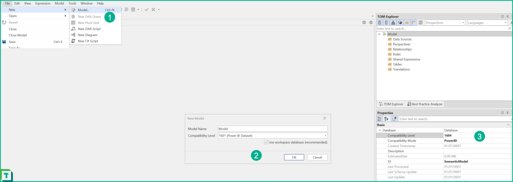 Step I: Create a New Model