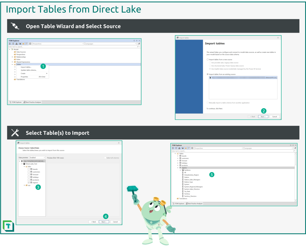 Step IV: Import a New Table