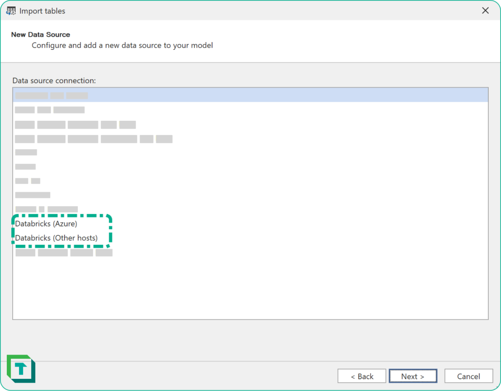 The Databricks connector now comes in two flavors, one for Azure and another for other hosts.