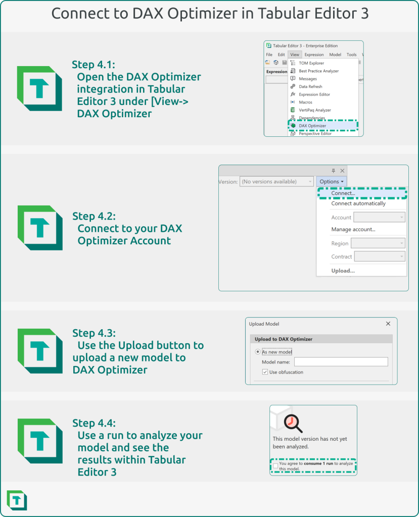 Connecting to DAX Optimizer in Tabular Editor 3